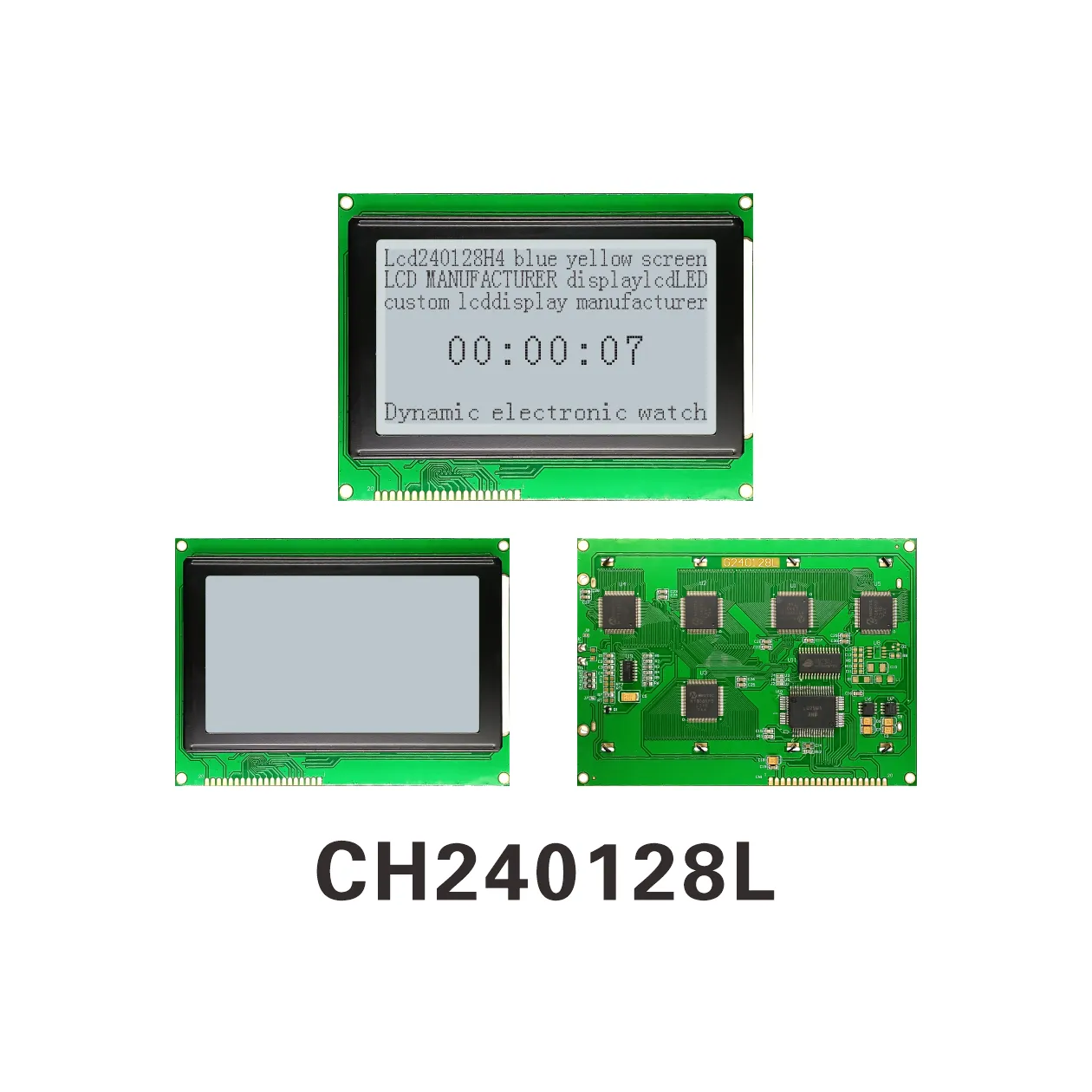 CH240128L   LCD-Modul 240x128 mit PCB