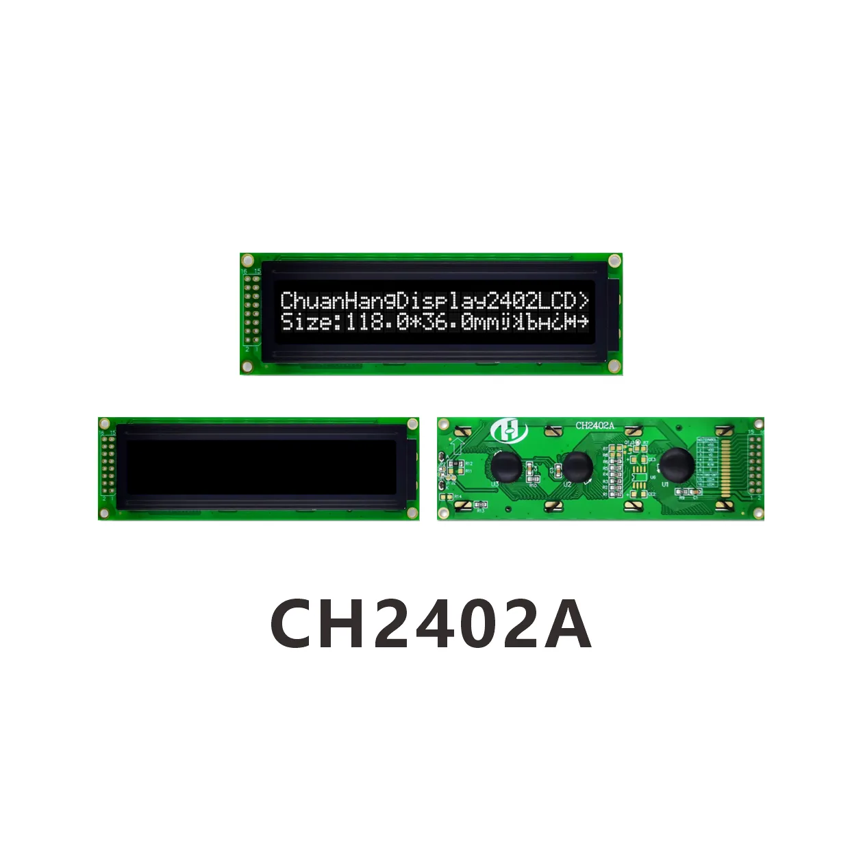 CH2402A  24x2 Zeichen-LCD-Modul