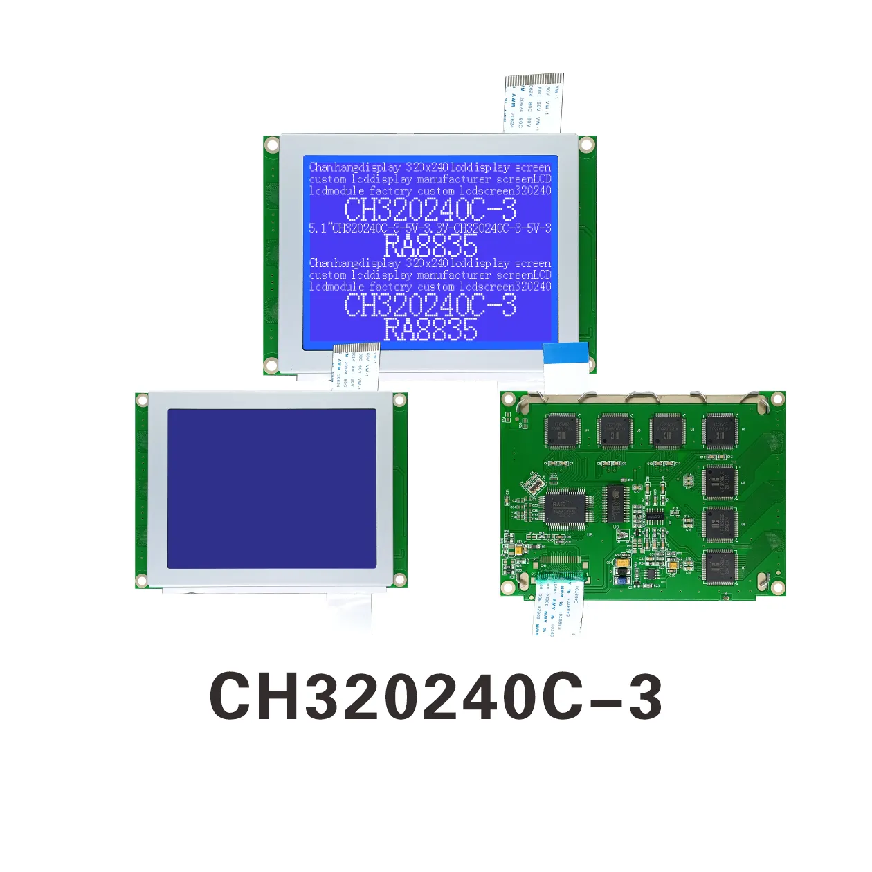 CH320240C-3 Pantalla Gráfica LCM 320x240