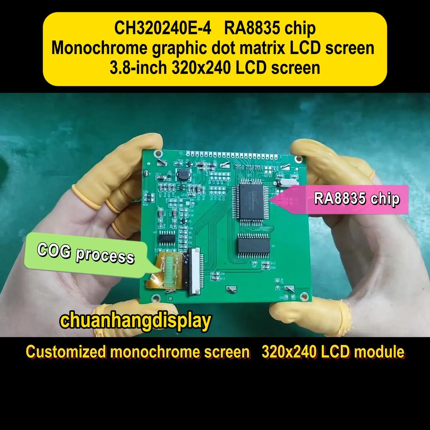 CH320240E-4 M&oacute;dulo de Pantalla Gr&aacute;fica de Cristal L&iacute;quido