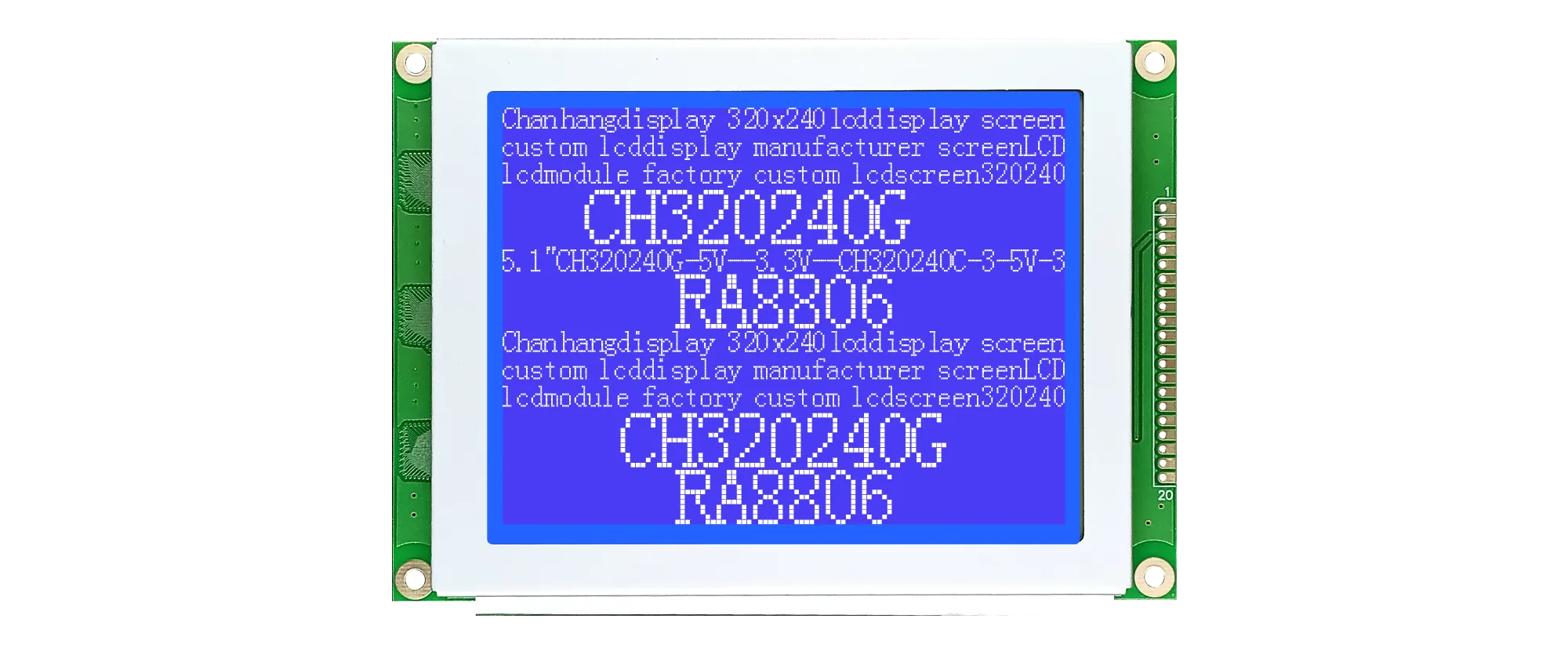 CH320240G &Eacute;cran &agrave; cristaux liquides 320x240