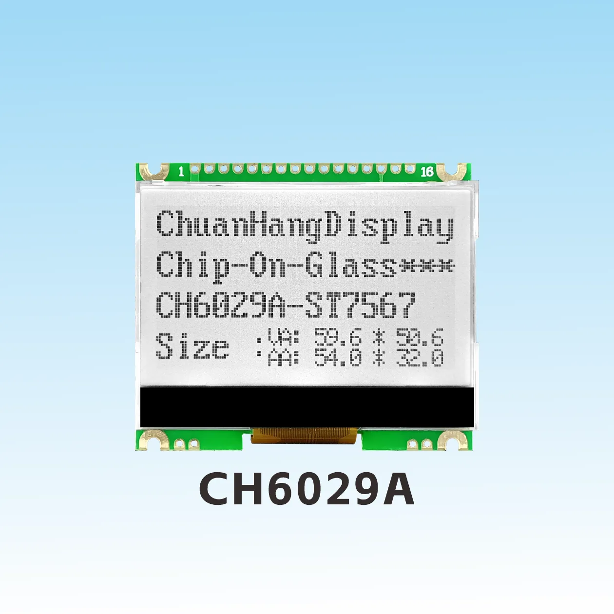 Module LCD Graphique COG CH6029A-V6.0