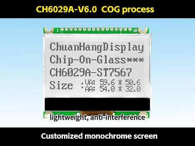 Module LCD Graphique COG CH6029A-V6.0