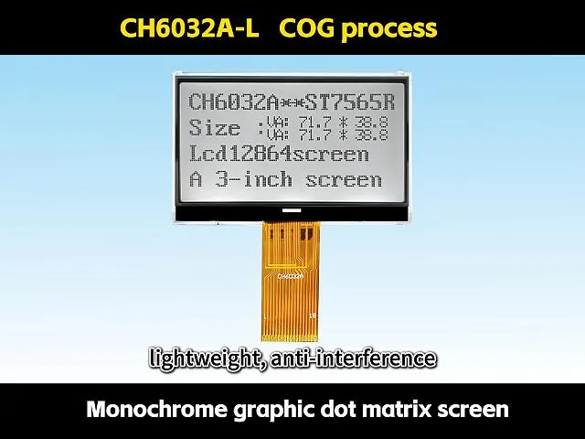 CH6032A-L  cog lcd 12864
