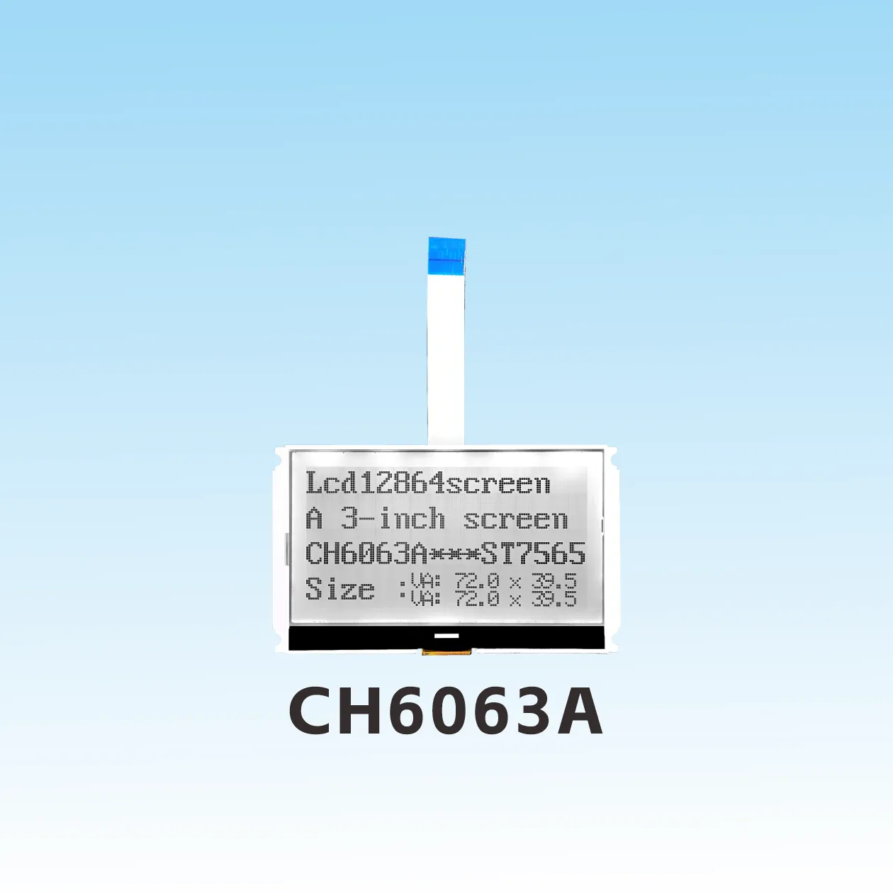 CH6063A  Puerto serial   128x64 lcd