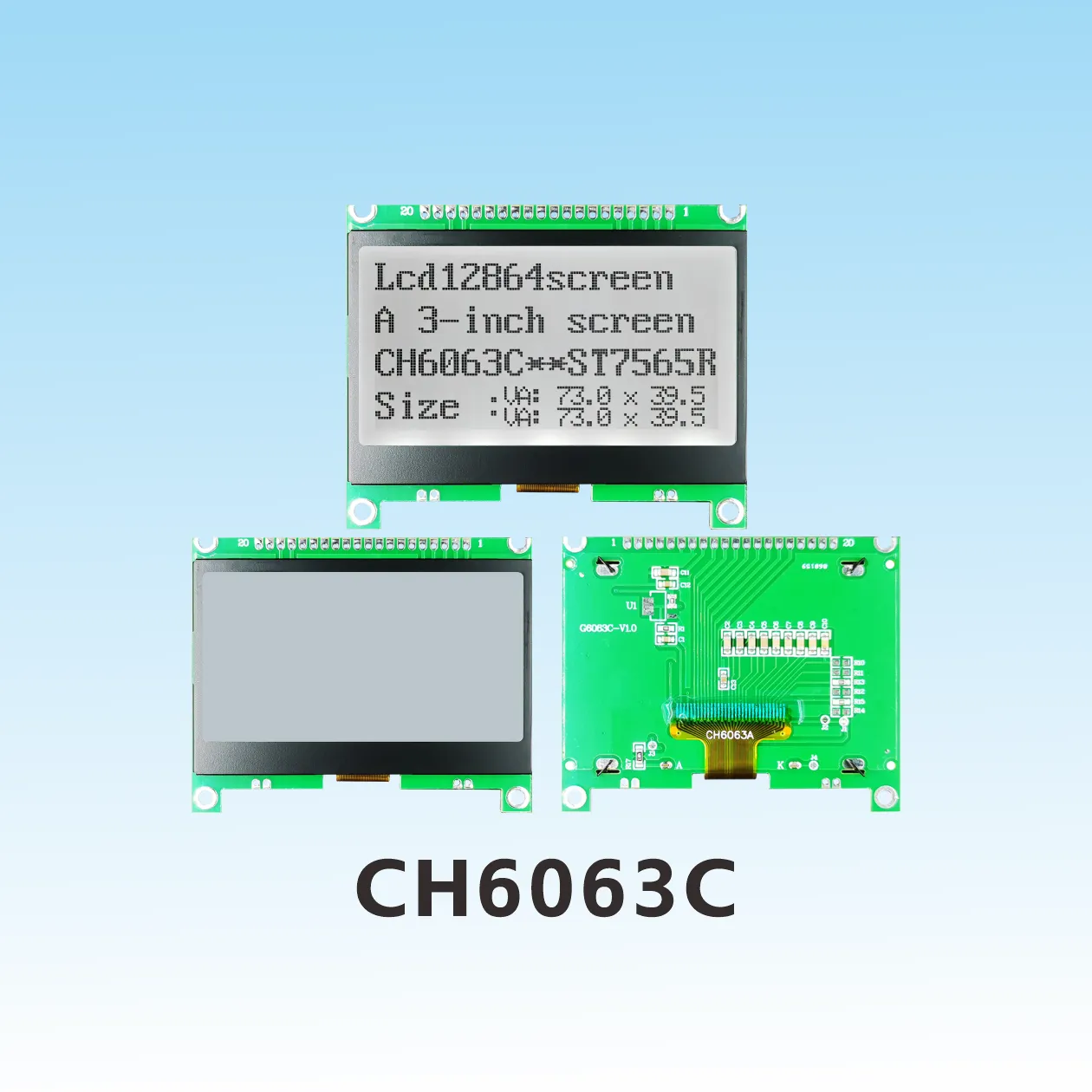 CH6063C lcd 128x64 i2c