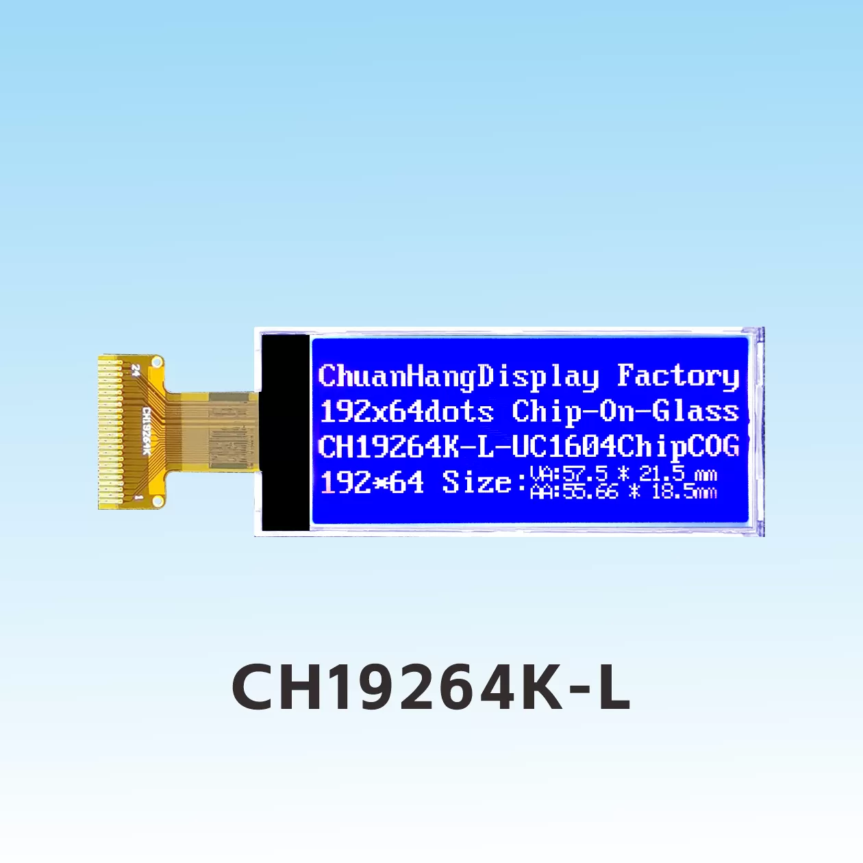 CH19264K-L 192x64 LCD Graphic