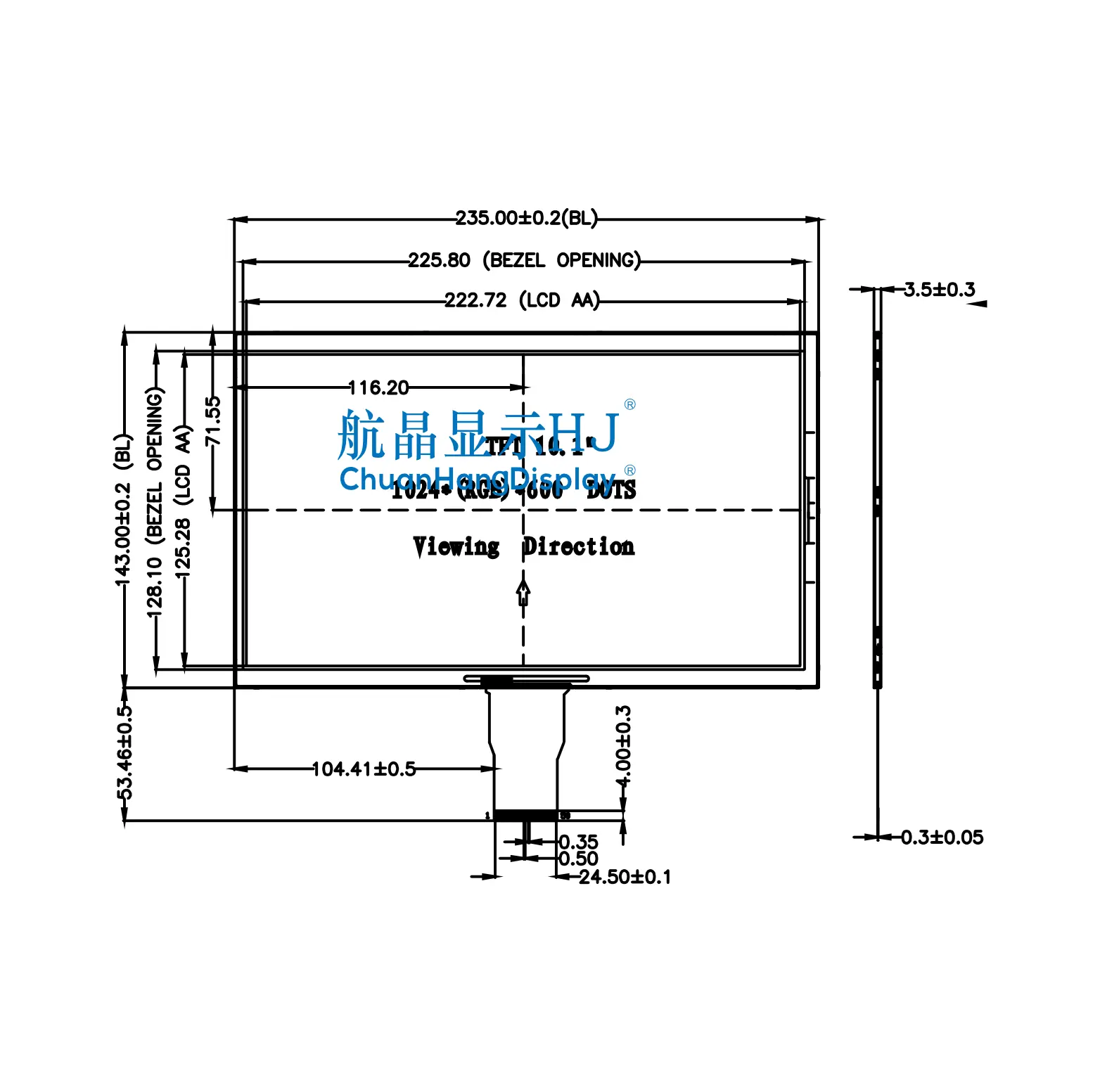 OEM 10.1 Pulgadas