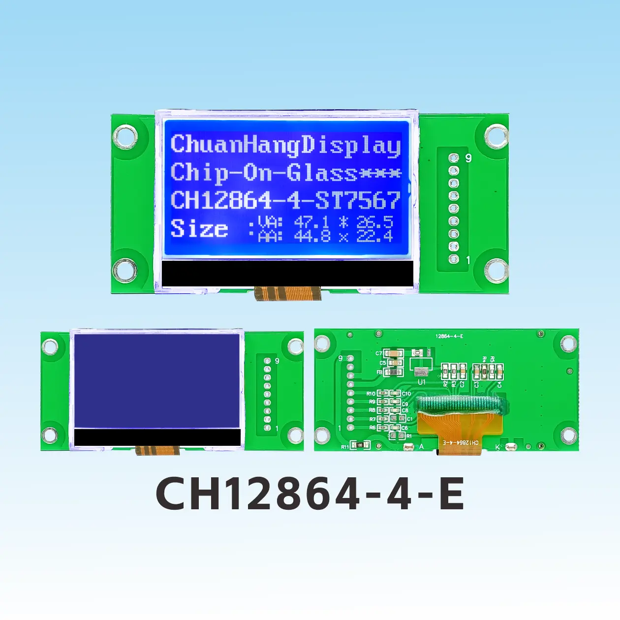 CH12864-4-E 12864 écran LCD graphique