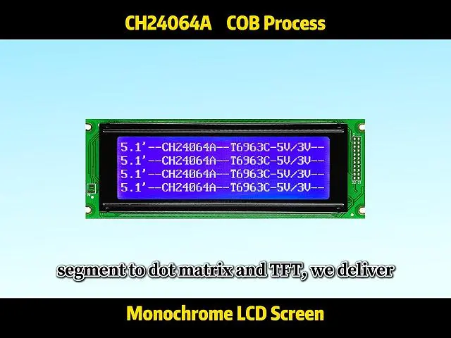 CH24064A 240x64 Affichage LCD T6963C/UC6963 IC