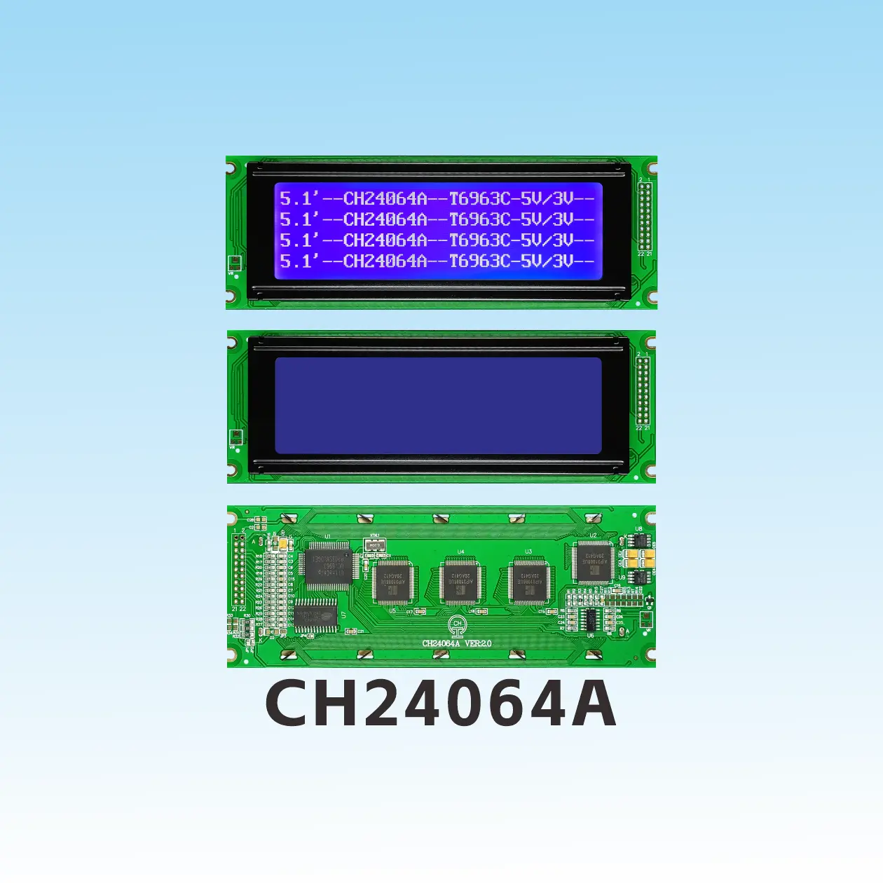 CH24064A 240x64 LCD-Anzeige T6963C/UC6963 IC