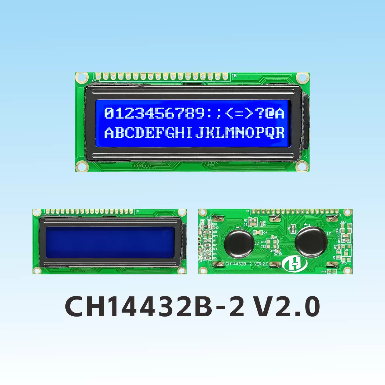 Pantalla LCD gr&aacute;fica CH14432B-2-V2.0