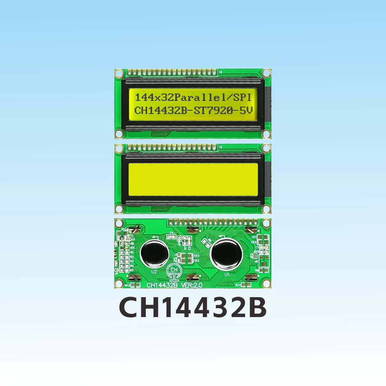 Pantalla LCD Gr&aacute;fica CH14432B