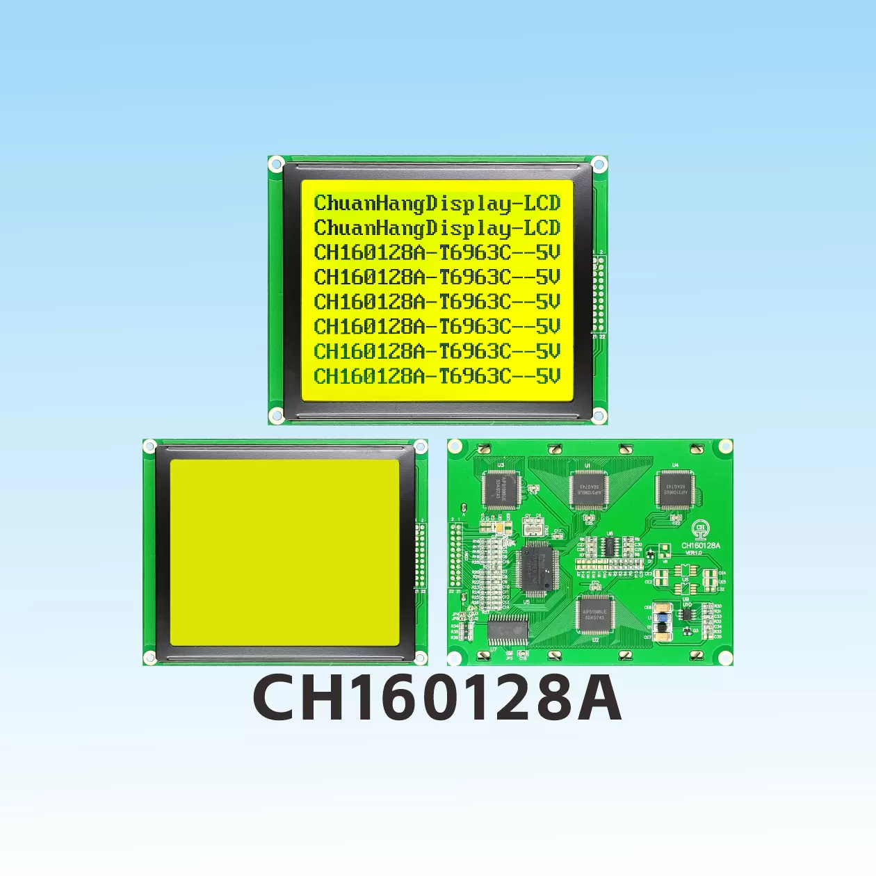 CH160128A Graphic Dot Matrix LCD Display