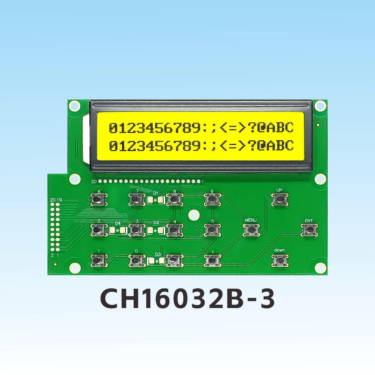 CH16032B-3 Pantalla de Cristal L&iacute;quido Gr&aacute;fico