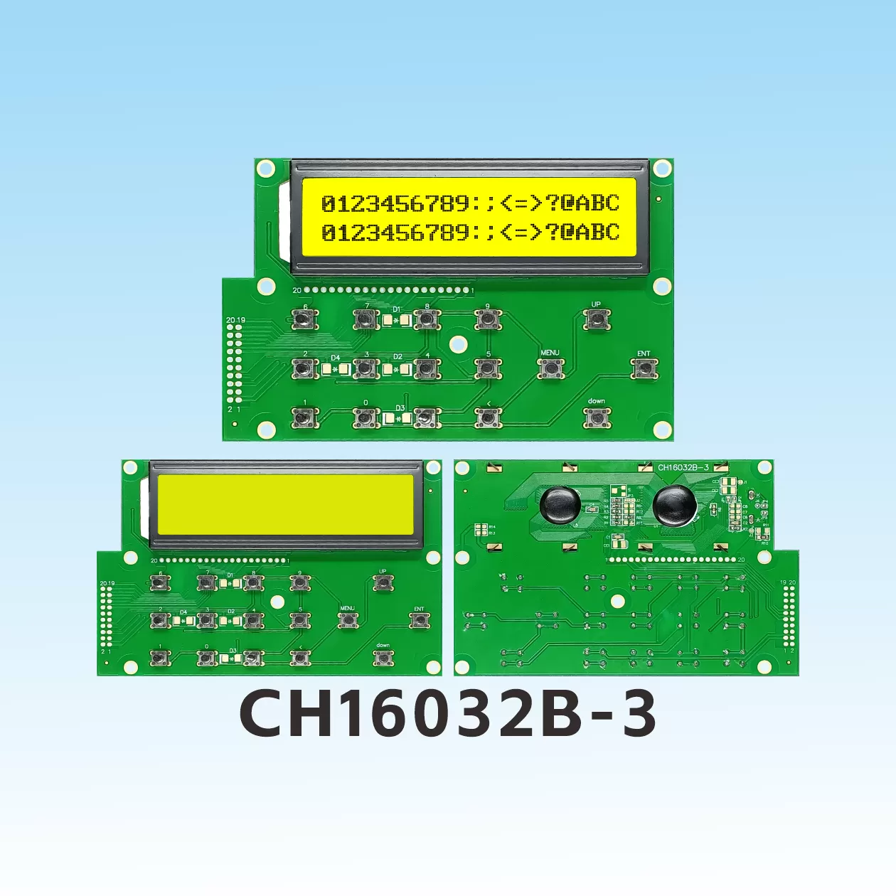 CH16032B-3 Pantalla de Cristal L&iacute;quido Gr&aacute;fico