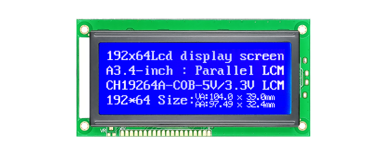 CH19264A 192x64 LCD Displays