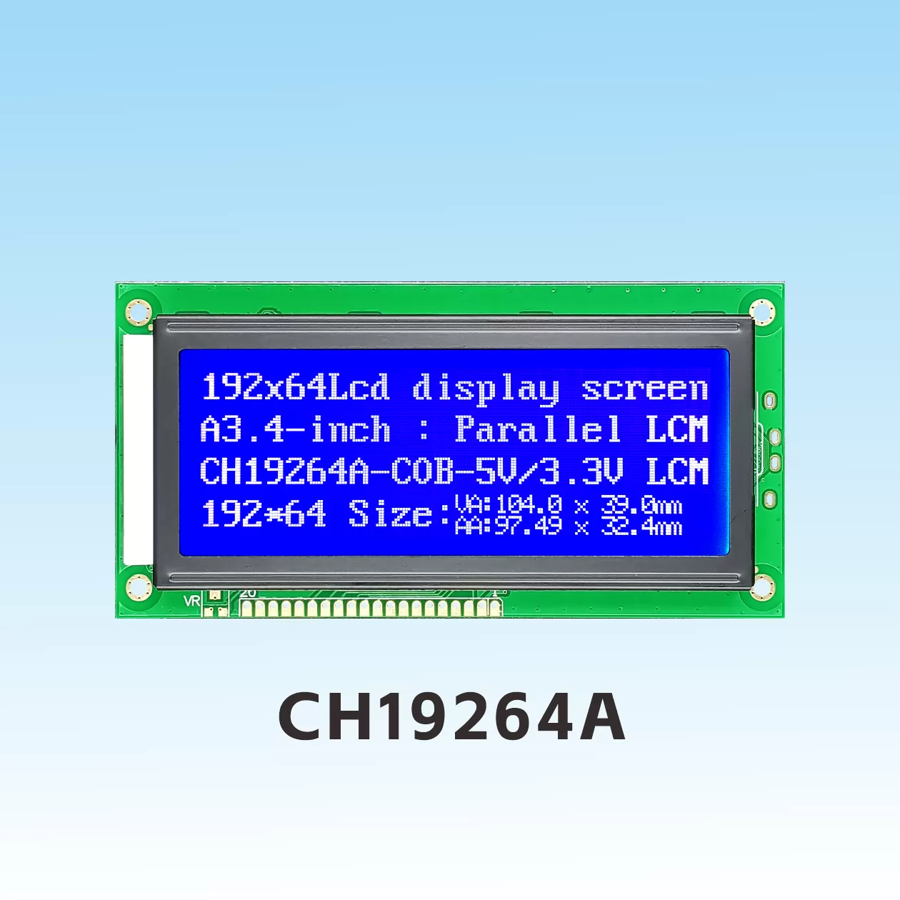 CH19264A 192x64 LCD Displays
