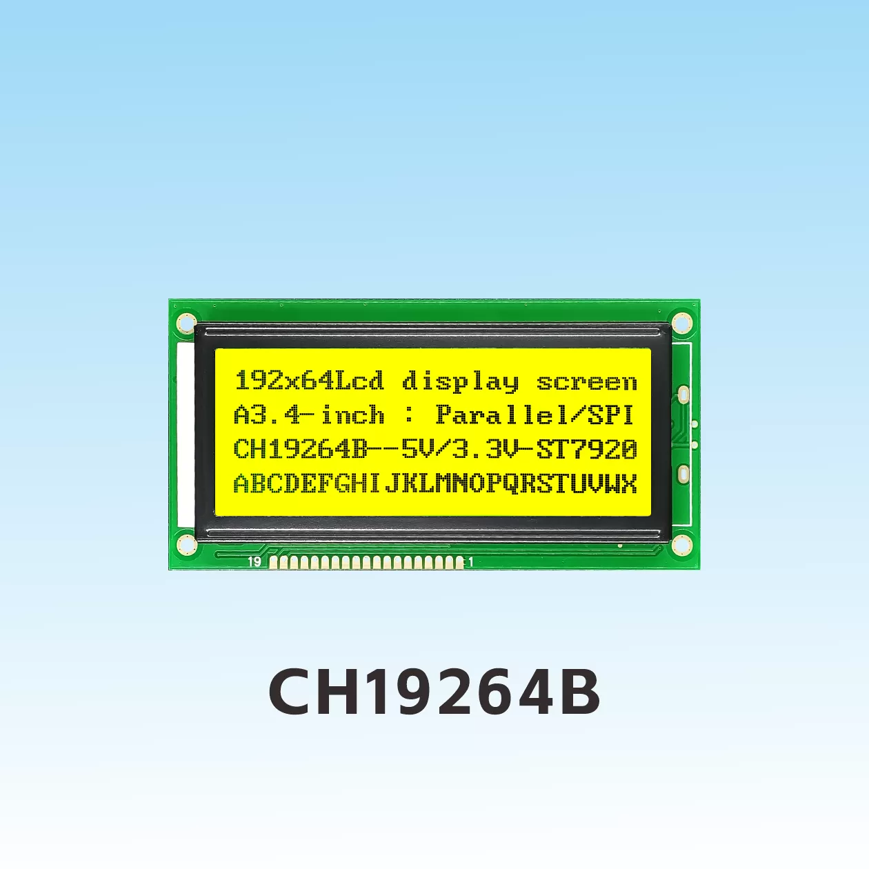 CH19264B LCD Gr&aacute;fico 192x64