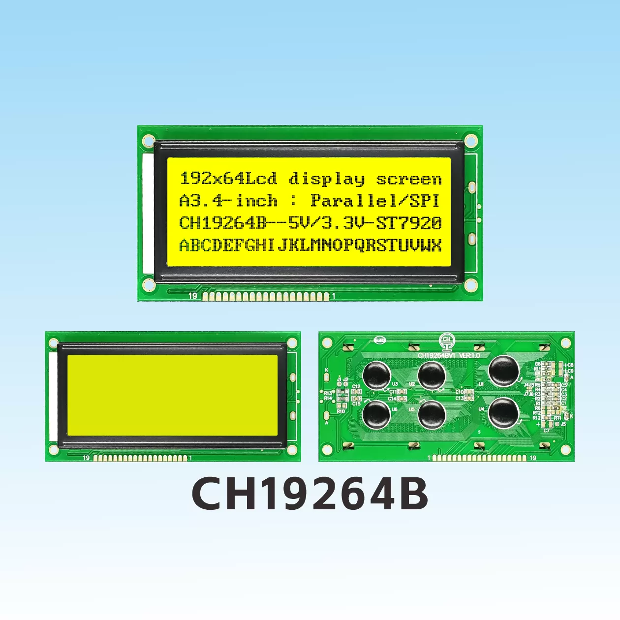 CH19264B LCD graphique 192x64