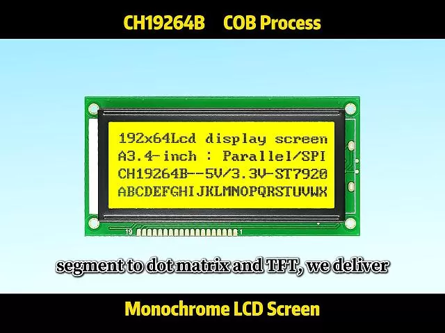CH19264B LCD Gr&aacute;fico 192x64