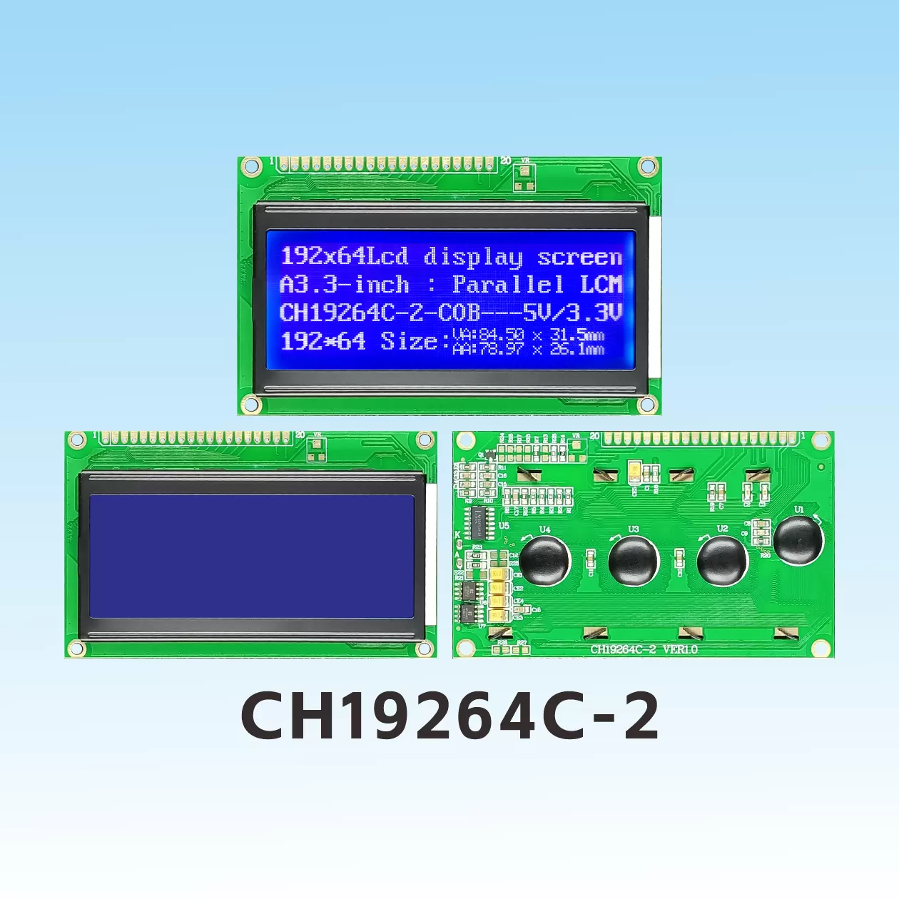 CH19264C-2 192x64 LCD Graphic Displays
