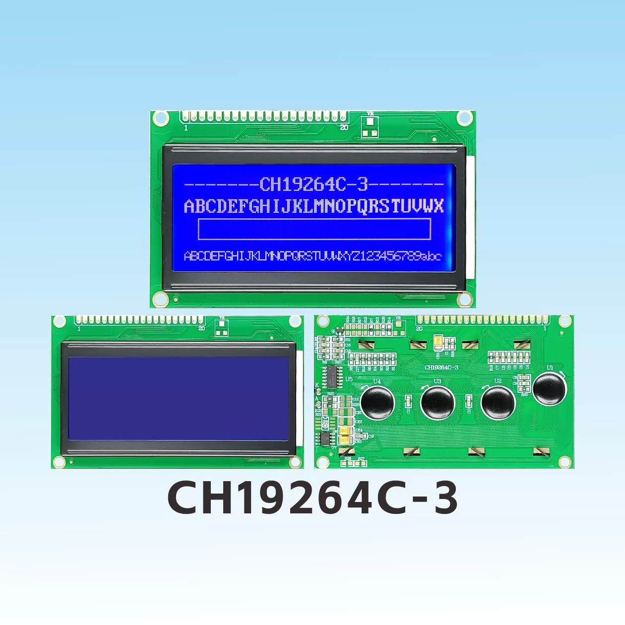 CH19264C-3 192x64 Affichages Graphiques LCD