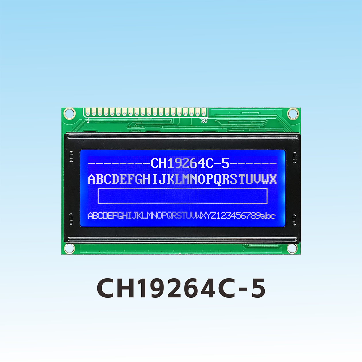 CH19264C-5 Affichages graphiques LCD 192x64