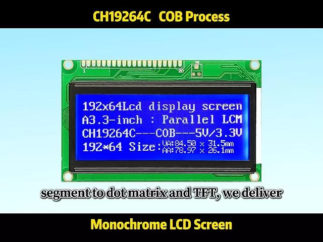 CH19264C-2 192x64 LCD Graphic Displays
