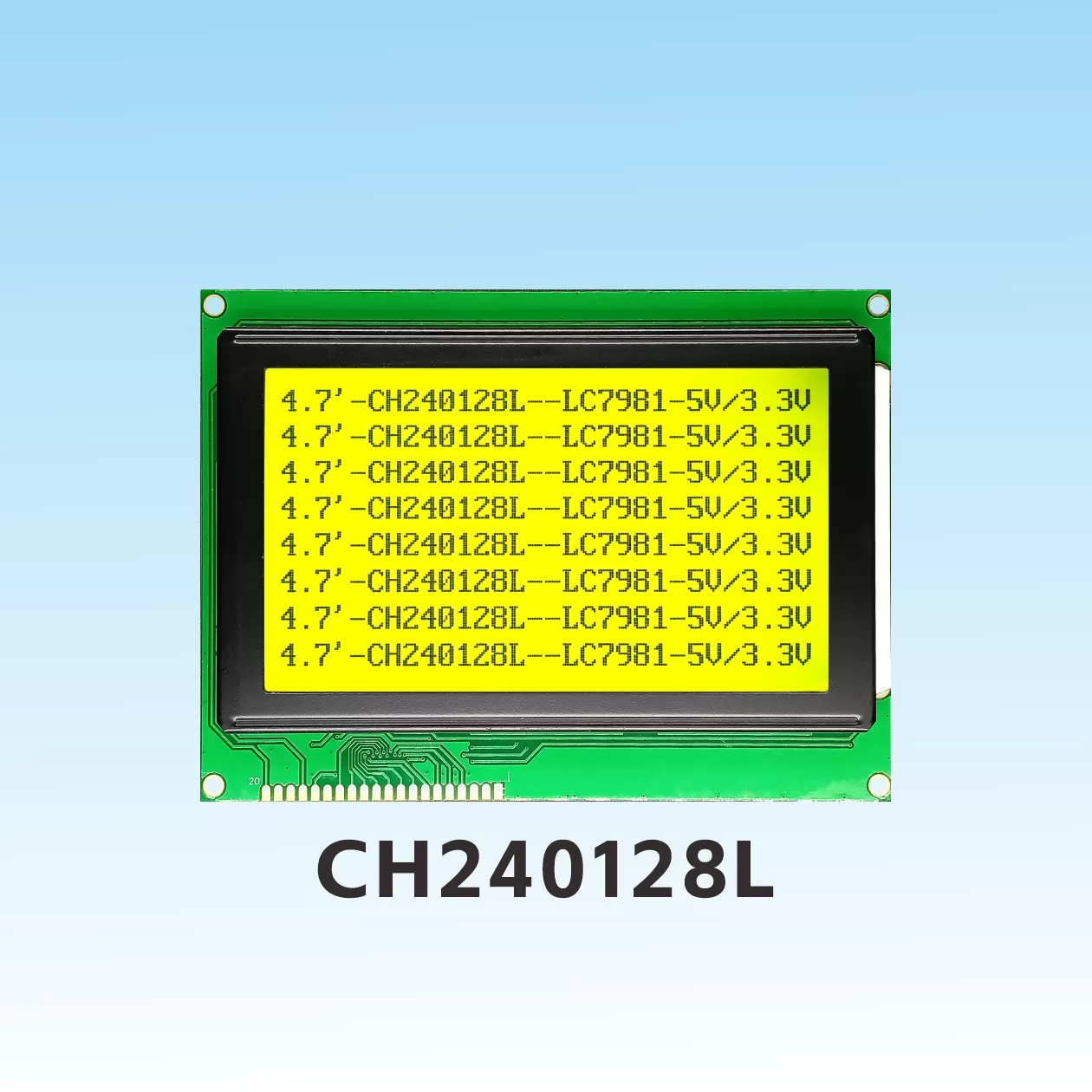 CH240128L   LCD-Modul 240x128 mit PCB