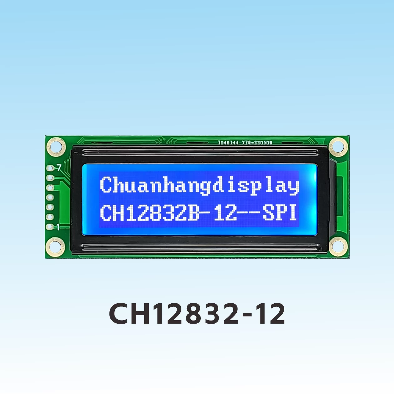 CH12832B-12 Graphic LCD 128x32, AIP31066 LCD