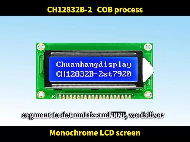CH12832B-2 128x32 Graphic COB LCD Display