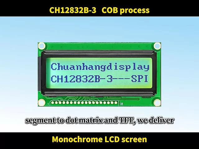 CH12832B-3 128x32 Graphic COB LCD Display