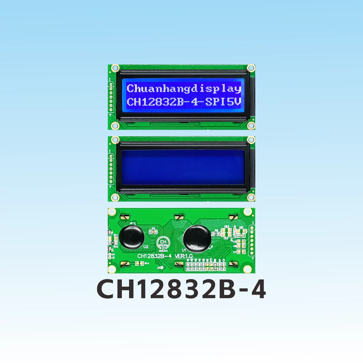 CH12832B-4 128x32 Grafik-LCD-Display (AIP31066)