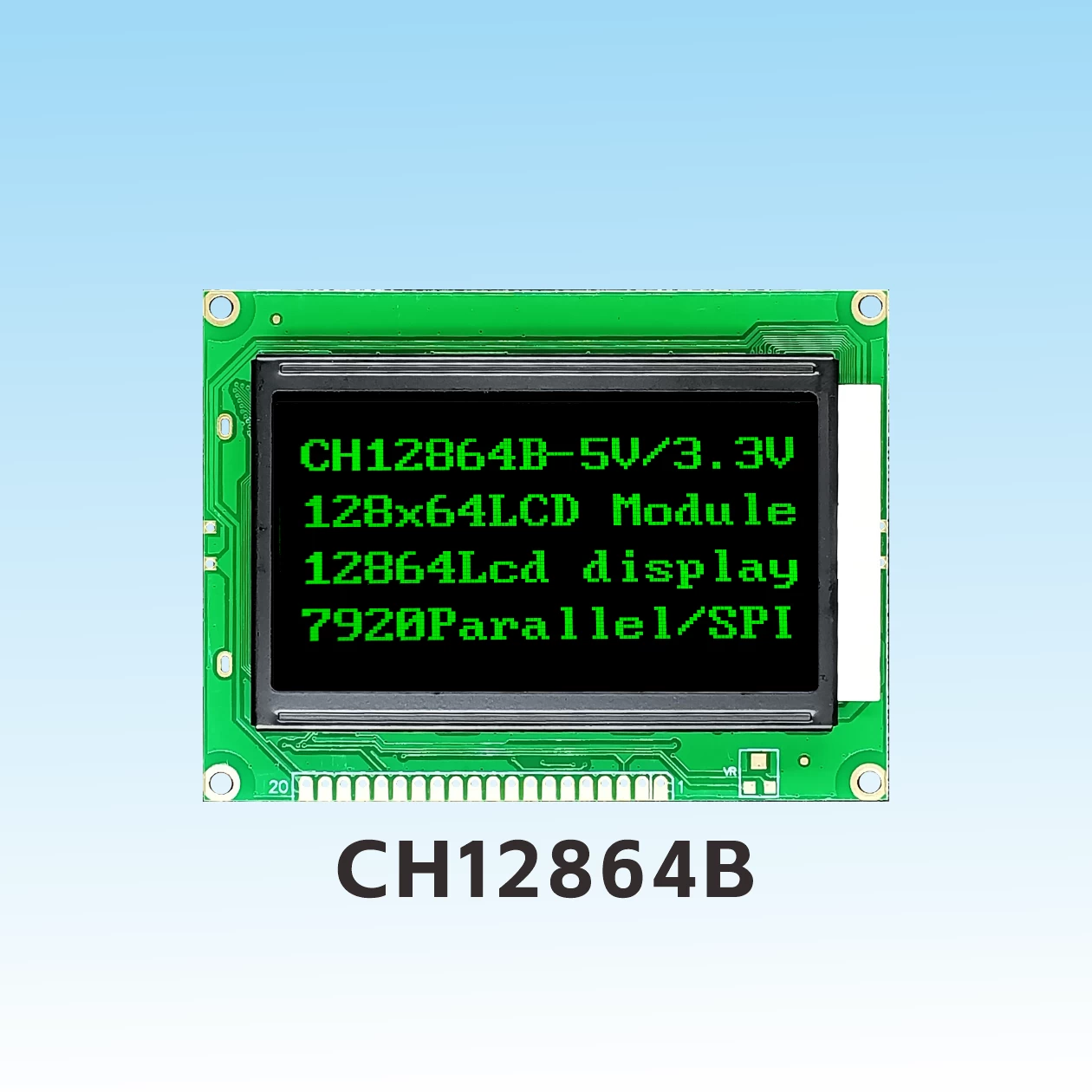 CH12864B 12864 lcd pinout