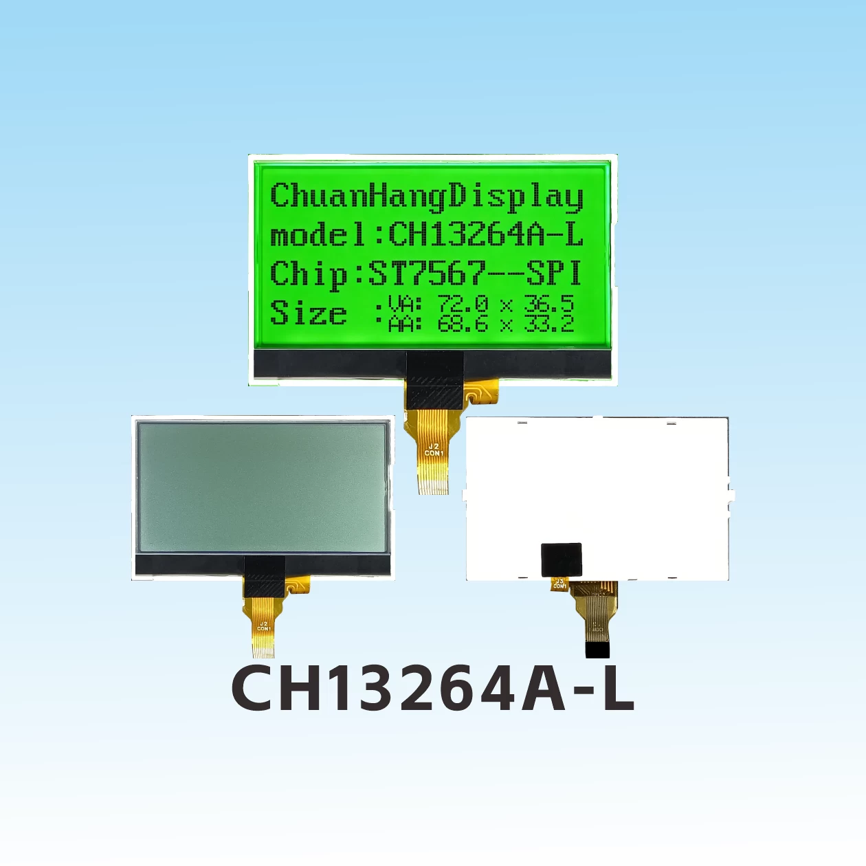 Module LCD graphique COG CH13264A-L