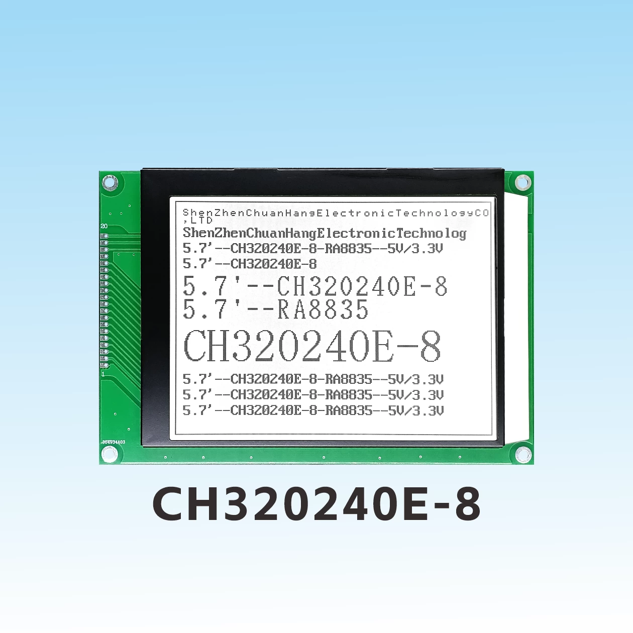 CH320240E-8 COG Graphic LCD Module