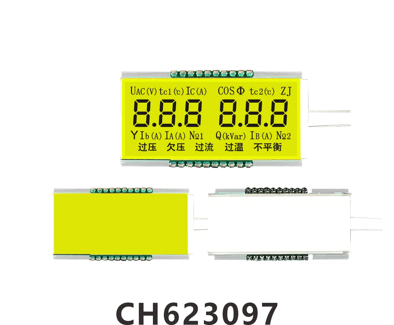 CH623097  Dual-Power-Schalter  HTN-Monochrom-LCD-Display