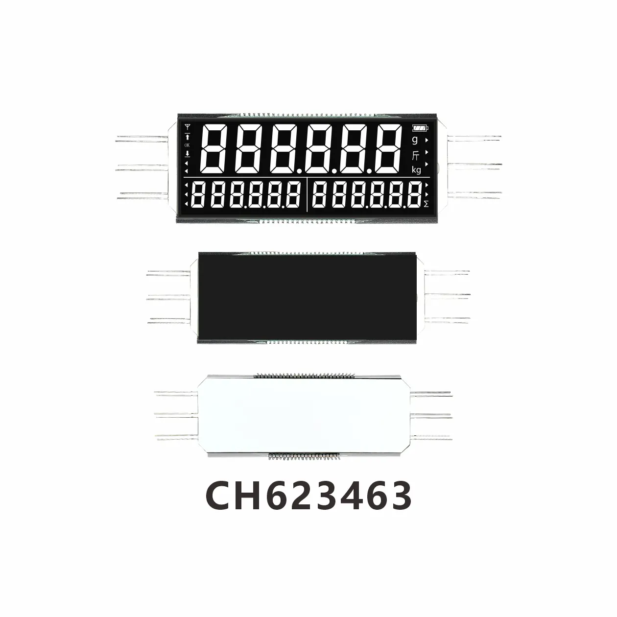 CH623463 Industrielle elektronische Wägung LCD