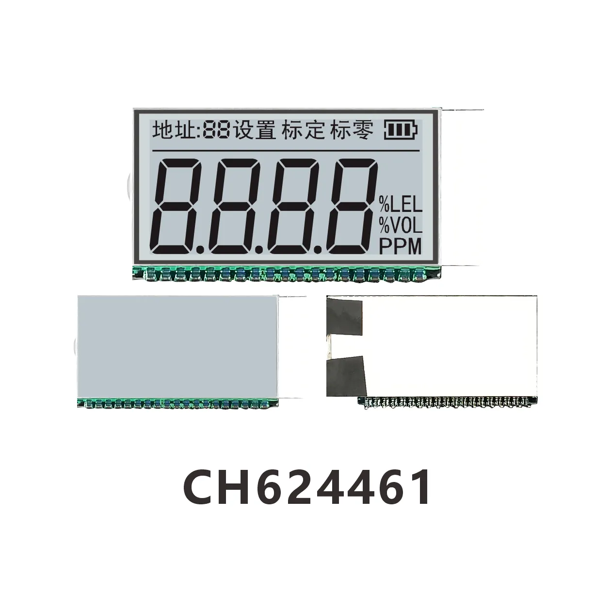 CH624461Instrumento de monitoreo y detecci&oacute;n de contaminaci&oacute;n del aire Pantalla LCD