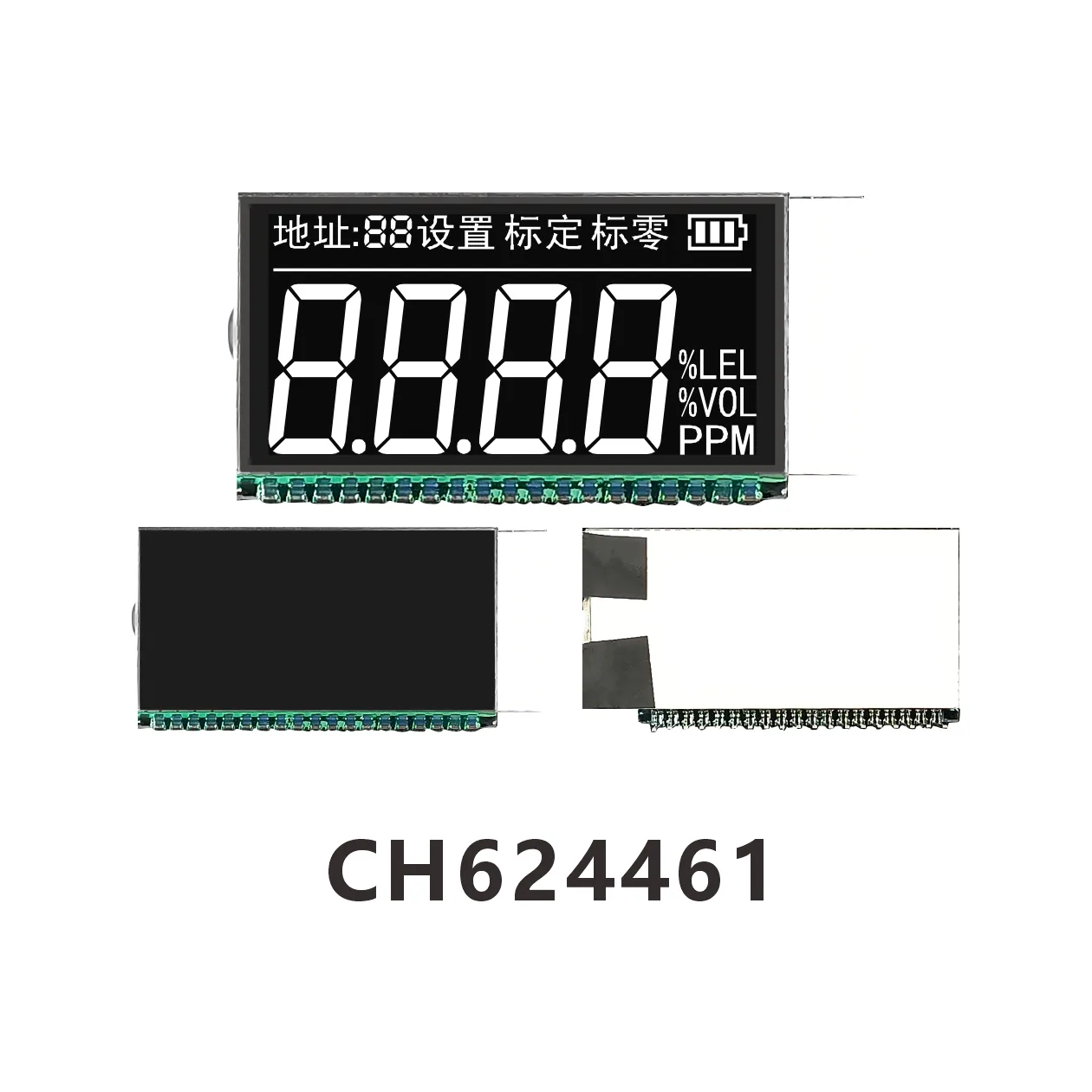 CH624461Instrumento de monitoreo y detecci&oacute;n de contaminaci&oacute;n del aire Pantalla LCD