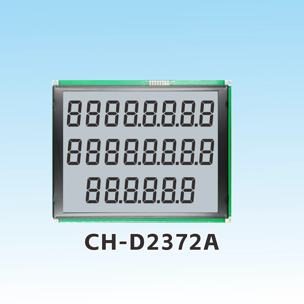 CH-D2372A la pantalla de siete segmentos